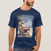 Santa im Sommerparadies T-Shirt (Vorderseite)