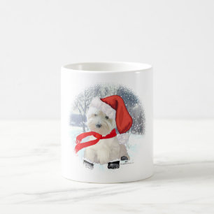 Santa im Stiefel Kaffeetasse