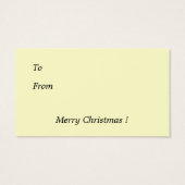 "Santa in a Blimp"-Geschenkmarke (Rückseite)