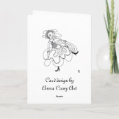 Santa in Australien Feiertagskarte (Rückseite)