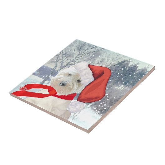 Santa in Boots Fliese (Seite)