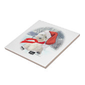 Santa in Boots Fliese (Seite)