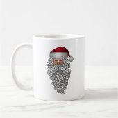 Santa in Curly Bard Weihnachten Kaffeetasse (Links)