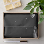 Santa in den Himmelsgewebpapier Seidenpapier (Geschenk)