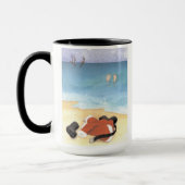 Santa in for a Swim -  Tasse (Links)