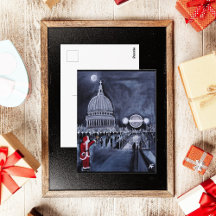 Santa in London Gemälde von Alfred Fox