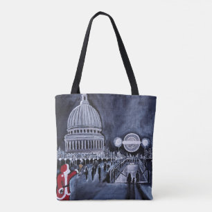 Santa in London Gemälde von Alfred Fox Tasche