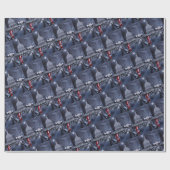 Santa in London Painting by Alfred Fox Geschenkpapier (Flach)