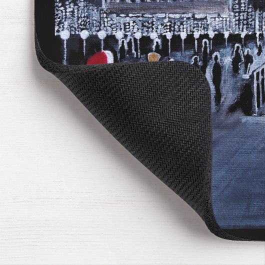 Santa in London Painting by Alfred Fox Mousepad (Ecke)