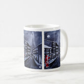 Santa in Paris Gemälde von Alfred Fox Kaffeetasse (VorderseiteRechts)