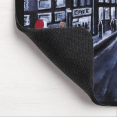 Santa in Paris Gemälde von Alfred Fox Mousepad (Ecke)