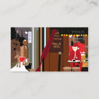 Santa in Paris, Weihnachts-Party Einladung