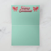 Santa in Rom Feiertagskarte (Innenseite)