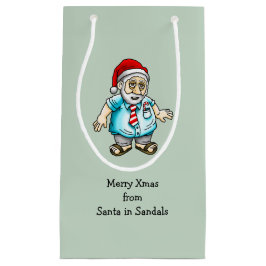 Santa in Sandals Kleine Geschenktüte