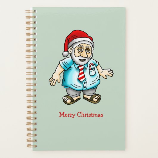 Santa in Sandals Planer (Vorderseite)