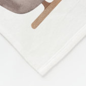 Santa in Sleigh Fleece Blanket (Ecke)