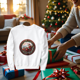 Santa in Sleigh Sweatshirt