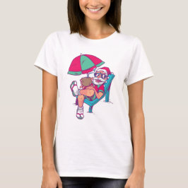 SANTA IN VACATION CHRISTMAS IM JULI  T-Shirt