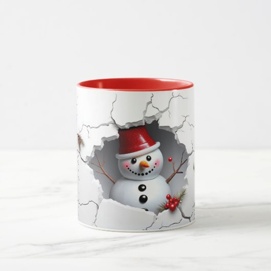 Santa in versteckt tasse (Zentrum)
