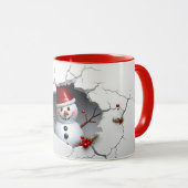 Santa in versteckt tasse (VorderseiteRechts)