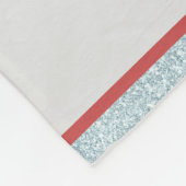 Santa Individuelle Name Year Keepake Fleece Blanke (Ecke)