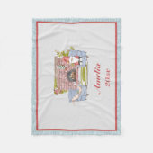 Santa Individuelle Name Year Keepake Fleece Blanke (Vorderseite)