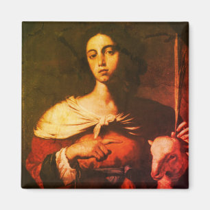 Santa Inés (von Guarino, 1650) Magnet