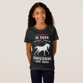 Santa is Fake Einhörner sind wirklich Niedliche hä T-Shirt (Vorne ganz)
