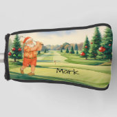 Santa is golfing Hawaii Shirt Golf Headcover (Vorderseite)