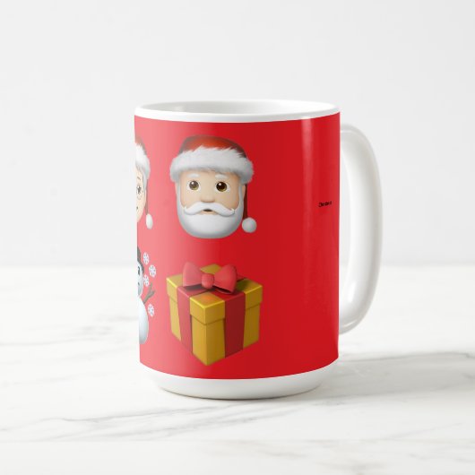Santa is in town kaffeetasse (VorderseiteRechts)
