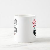 Santa Is Judging You Funny Quote Kaffeetasse (Mittel)