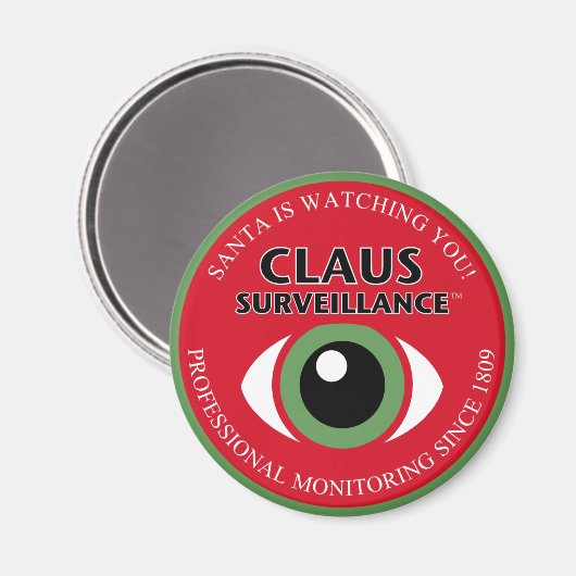 Santa Is Magnet (Vorderseite/Rückseite)