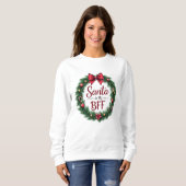 Santa Is My BFF Women’s Sweatshirt (Vorne ganz)
