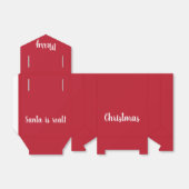 Santa is Real Gevor Box Geschenkschachtel (Ungefaltet)