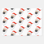 Santa is Sraight Outta Quarantäne Geschenkpapier Set (Vorderseite 2)