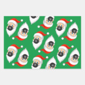 Santa is Sraight Outta Quarantäne Geschenkpapier Set (Vorderseite)