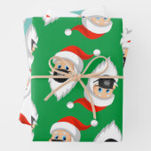 Santa is Sraight Outta Quarantäne Geschenkpapier Set (Beispiel)