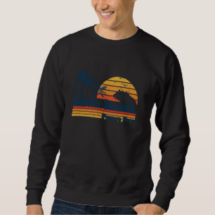 Santa Isabel Puerto Rico Boricua Sunset Vintag Pu Sweatshirt