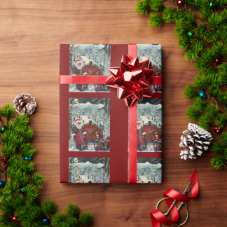 Santa ist bereit  geschenkpapier