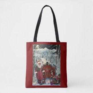 Santa ist bereit  tasche
