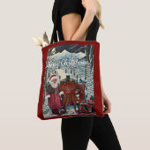 Santa ist bereit tasche (Von Nahem)