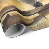 Santa ist ein Pirat Geschenkpapier (Rolleneckpunkt)