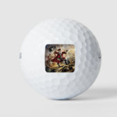 Santa ist ein Pirat Golfball (Vorderseite)