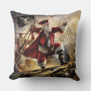 Santa ist ein Pirat Kissen