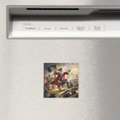 Santa ist ein Pirat Magnet (In Situ (Geschirrspüler))