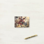 Santa ist ein Pirat Post-it Klebezettel (Auf Schreibtisch)