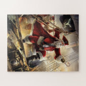 Santa ist ein Pirat Puzzle (Horizontal)