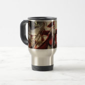 Santa ist ein Pirat Reisebecher (Vorderseite Links)