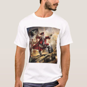 Santa ist ein Pirat T-Shirt
