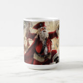 Santa ist ein Pirat Verwandlungstasse (Zentrum)